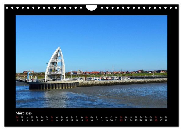 Produktbild: Juist &ndash; Insel im Wattenmeer (Wandkalender 2026 DIN A4 quer), CALVENDO Monatskalender