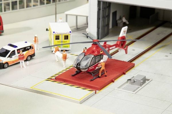 Produktbild: Faller H0 Hubschrauber EC135 Luftrettung Hubschrauber 1:87 131020
