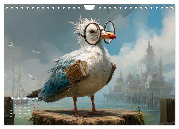 Produktbild: M&ouml;wen on Tour (Wandkalender 2026 DIN A4 quer), CALVENDO Monatskalender