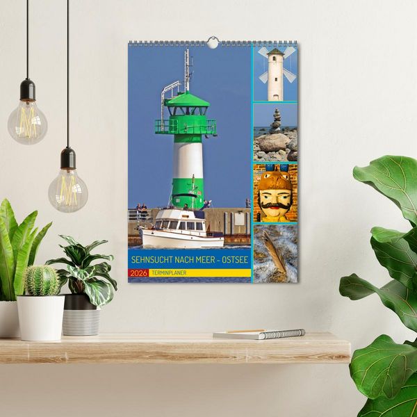 Produktbild: Sehnsucht nach Meer - Ostsee (Wandkalender 2026 DIN A3 hoch), CALVENDO Monatskalender