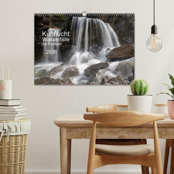 Produktbild: Kuhflucht Wasserf&auml;lle bei Farchant (Wandkalender 2026 DIN A3 quer), CALVENDO Monatskalender