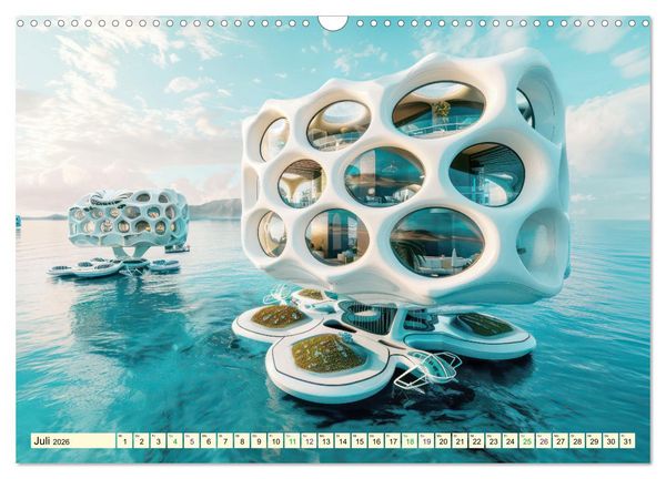 Produktbild: Science-Fiction Wasserwelten (Wandkalender 2026 DIN A3 quer), CALVENDO Monatskalender