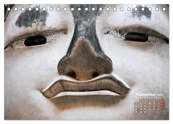 Produktbild: Thailands Buddhas (Tischkalender 2026 DIN A5 quer), CALVENDO Monatskalender