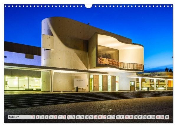 Produktbild: Ein Blick auf Darmstadt in Farbe (Wandkalender 2027 DIN A3 quer), CALVENDO Monatskalender