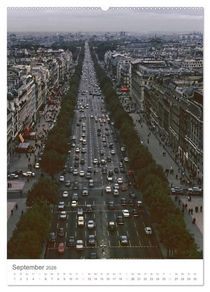 Produktbild: Paris, damals ... (hochwertiger Premium Wandkalender 2026 DIN A2 hoch), Kunstdruck in Hochglanz