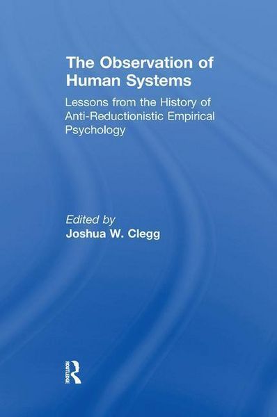 Produktbild: Magone, J: The Observation of Human Systems