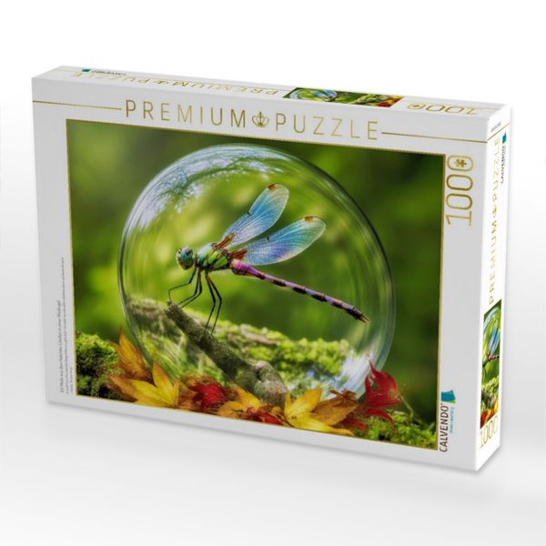 Produktbild: CALVENDO Puzzle Ein Motiv aus dem Kalender Libellen in einer Glaskugel | 1000 Teile Lege-Gr&ouml;&szlig;e 64x48cm Foto-Puzzle f&uuml;r gl&uuml;ckliche Stunden