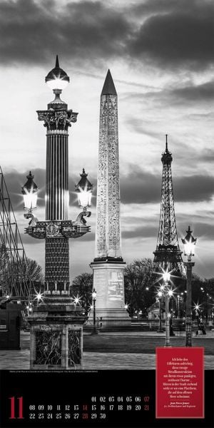 Produktbild: Paris, je t&rsquo;aime Literatur-Kalender 2027
