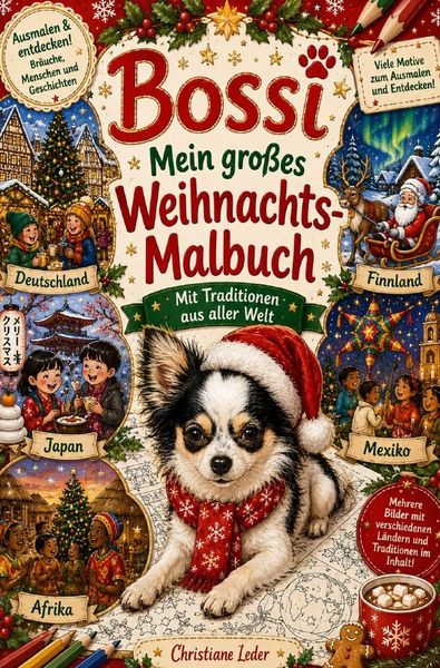 Produktbild: Bossi Mein gro&szlig;es Weihnachts-Malbuch