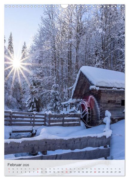 Produktbild: M&uuml;hlbach am Hochk&ouml;nig (Wandkalender 2026 DIN A3 hoch), CALVENDO Monatskalender