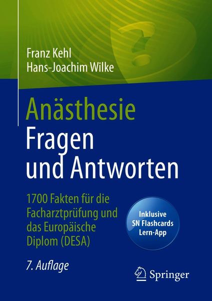 Produktbild: An&auml;sthesie Fragen und Antworten