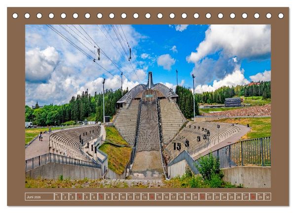 Produktbild: Oslo - Stadt am Fjord (Tischkalender 2026 DIN A5 quer), CALVENDO Monatskalender