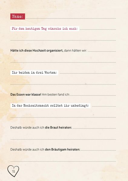 Produktbild: Let's Party: Hochzeit! Ausf&uuml;llbuch f&uuml;r Hochzeitsg&auml;ste
