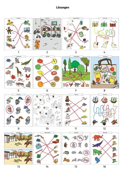 Produktbild: Kindergartenblock ab 4 Jahre - Verbinden, vergleichen, Fehler finden
