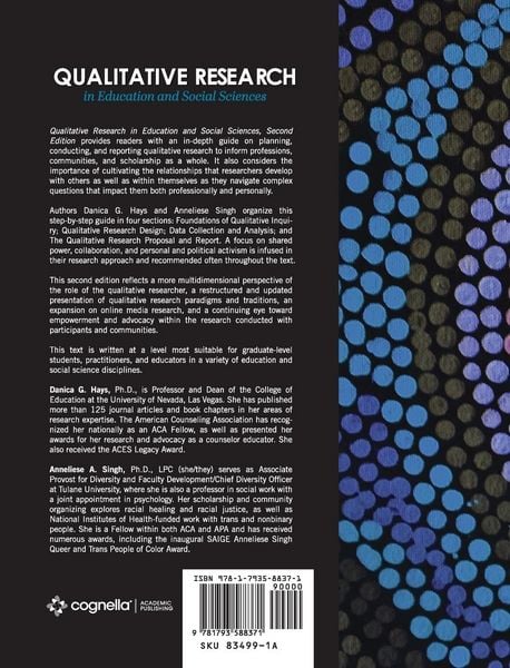 Produktbild: Qualitative Research in Education and Social Sciences