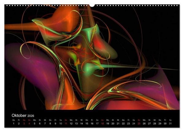 Produktbild: Wunderbare Welt der Farben 2026 (Wandkalender 2026 DIN A2 quer), CALVENDO Monatskalender