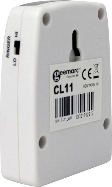Produktbild: Geemarc CL11_WH Funkklingel Klingeltonverst&auml;rker Komplett-Set