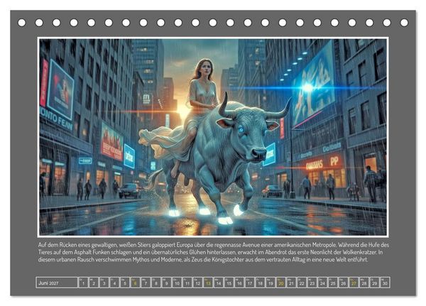 Produktbild: Die Zeus-Aff&auml;ren (Tischkalender 2027 DIN A5 quer), CALVENDO Monatskalender