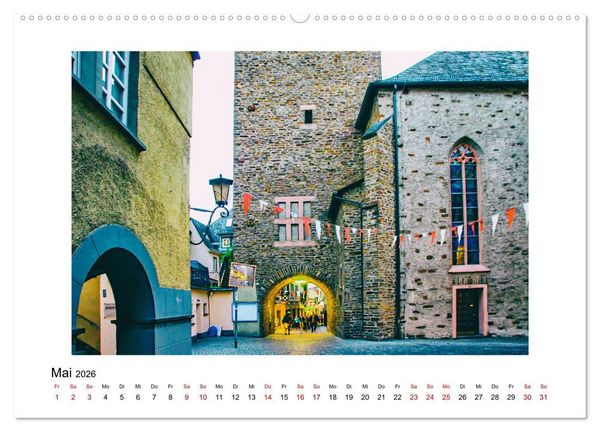 Produktbild: Cochem - an der Mosel (hochwertiger Premium Wandkalender 2026 DIN A2 quer), Kunstdruck in Hochglanz