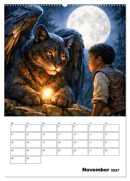 Produktbild: Kleine Gef&auml;hrten (hochwertiger Premium Wandkalender 2027 DIN A2 hoch), Kunstdruck in Hochglanz