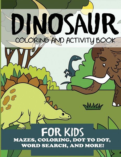 Produktbild: Dinosaur Coloring and Activity Book for Kids
