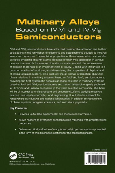 Produktbild: Multinary Alloys Based on IV-VI and IV-VI2 Semiconductors