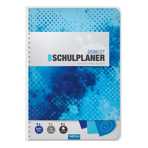 TRÖTSCH - Schulplaner Blau 26/27