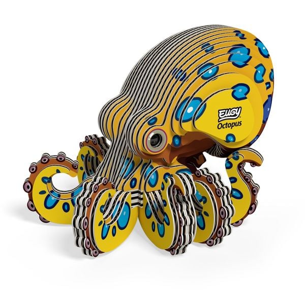 Produktbild: EUGY - 3D Bastelset Oktopus