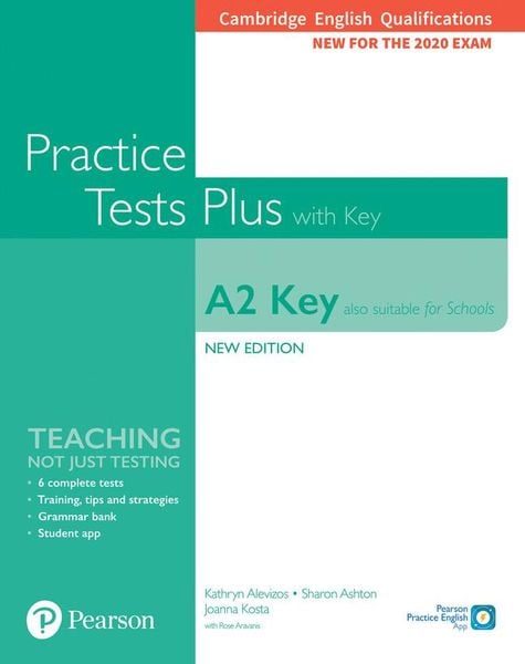 Produktbild: Cambridge English Qualifications: A2 Key (Also suitable for Schools) Practice Tests Plus with key