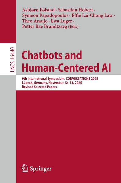 Produktbild: Chatbots and Human-Centered AI
