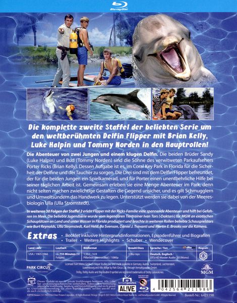 Flipper - Die komplette 2. Staffel [3 BRs] (Fernsehjuwelen)