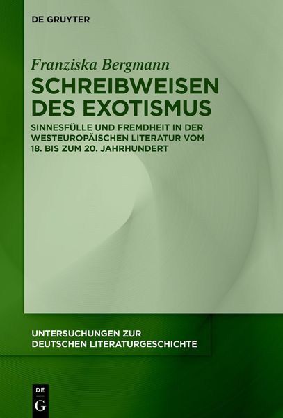 Produktbild: Schreibweisen des Exotismus