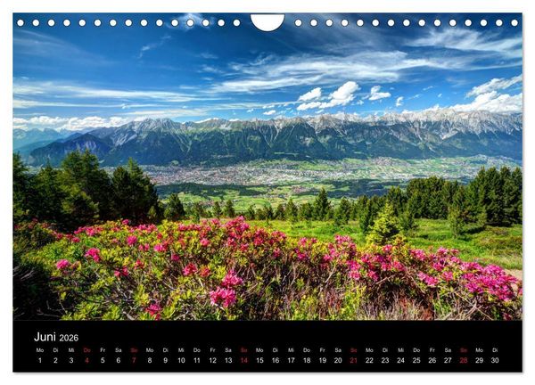 Produktbild: Innsbruck - Capital of the Alps (Wandkalender 2026 DIN A4 quer), CALVENDO Monatskalender