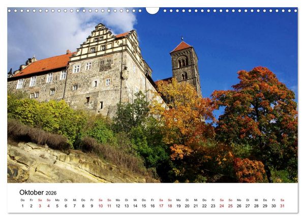 Produktbild: Weltkulturerbe Quedlinburg (Wandkalender 2026 DIN A3 quer), CALVENDO Monatskalender