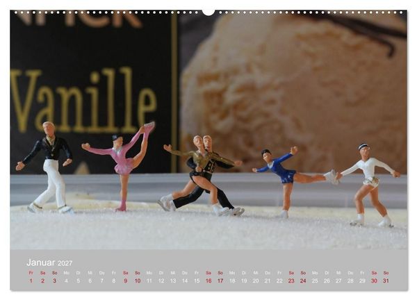 Produktbild: Das zweite Leben von Miniatur-Figuren (hochwertiger Premium Wandkalender 2027 DIN A2 quer), Kunstdruck in Hochglanz