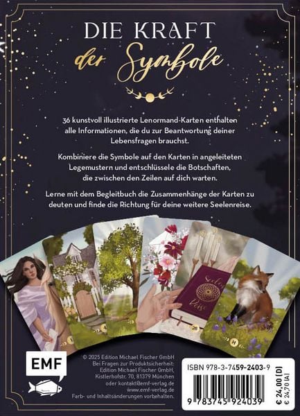 Produktbild: Lenormand-Kartenset: Seelenreise Lenormand