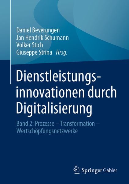Produktbild: Dienstleistungsinnovationen durch Digitalisierung