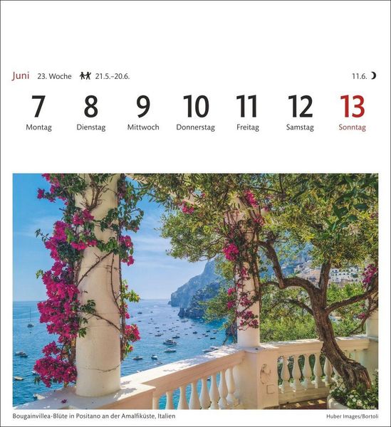 Produktbild: Traumziele Sehnsuchtskalender 2027 - Wochenkalender mit 53 Postkarten