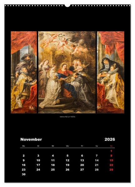 Produktbild: Peter Paul Rubens - Rubens (hochwertiger Premium Wandkalender 2026 DIN A2 hoch), Kunstdruck in Hochglanz