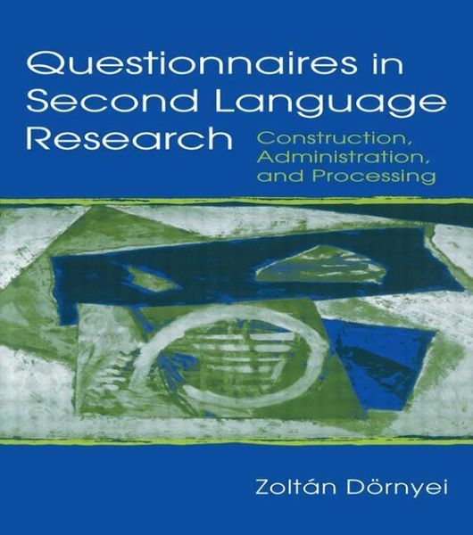 Produktbild: Questionnaires in Second Language Research