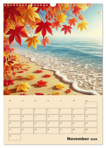 Produktbild: Fiktive Momente am Meer (Wandkalender 2026 DIN A3 hoch), CALVENDO Monatskalender