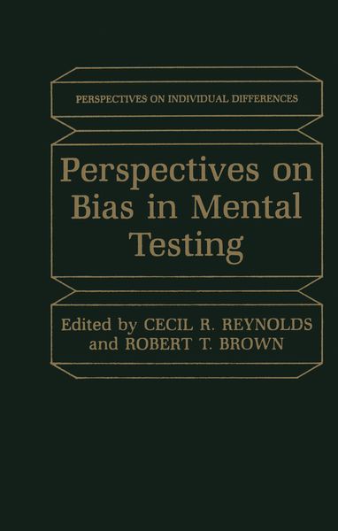 Produktbild: Perspectives on Bias in Mental Testing
