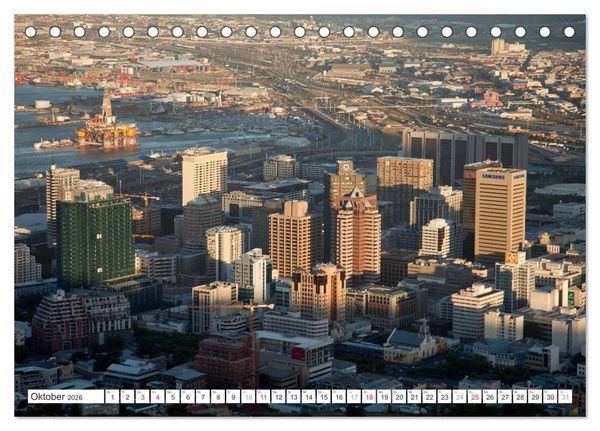Produktbild: S&uuml;dafrika - Kapstadt (Tischkalender 2026 DIN A5 quer), CALVENDO Monatskalender