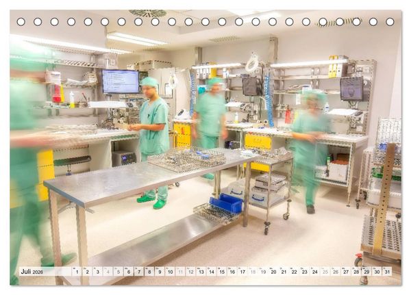 Produktbild: Hospital Art (Tischkalender 2026 DIN A5 quer), CALVENDO Monatskalender