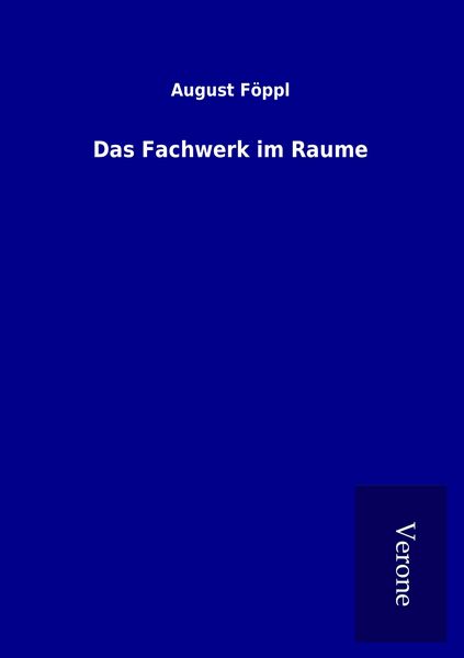 Produktbild: Das Fachwerk im Raume