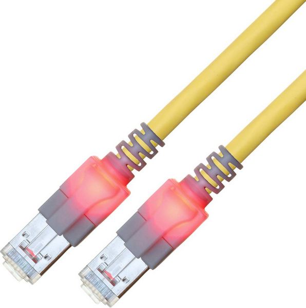 Easylan CS1OYCDCD0010 RJ45 Patchkabel CAT 6 S/FTP 1m Gelb 1St.