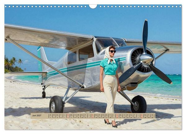 Produktbild: Lack und Leinwand &ndash; Flieger (Wandkalender 2027 DIN A3 quer), CALVENDO Monatskalender