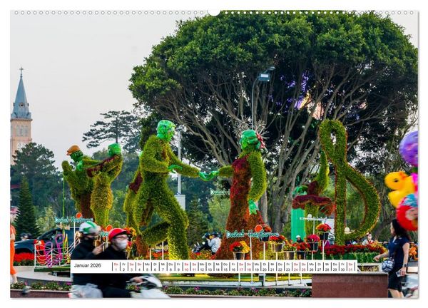 Produktbild: Da Lat Einfach Liebenswert (hochwertiger Premium Wandkalender 2026 DIN A2 quer), Kunstdruck in Hochglanz