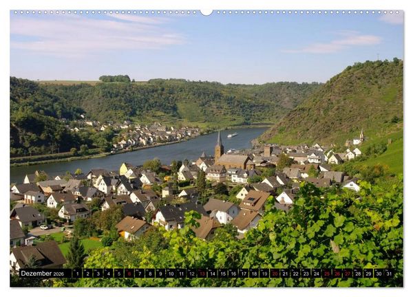 Produktbild: Entlang der Mosel (hochwertiger Premium Wandkalender 2026 DIN A2 quer), Kunstdruck in Hochglanz