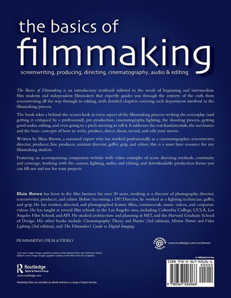 Produktbild: The Basics of Filmmaking